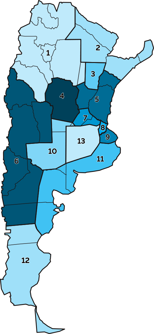 Mapa Argentina Servicios Oficiales